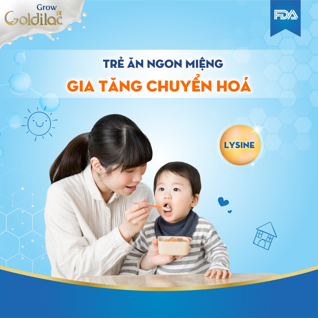 Sữa non Tổ yến Goldilac Grow hộp 392g x 28 gói - Sữa dinh dưỡng cho bé từ 0-10 tuổi, hỗ trợ tiêu hóa, tăng cân, tăng sức đề kháng giảm biếng ăn chậm lớn