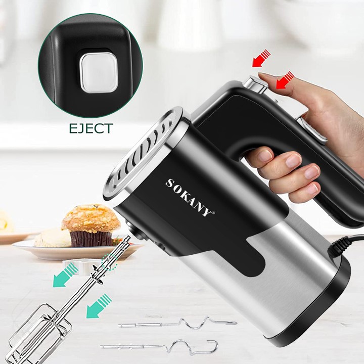 Máy Đánh Trứng Cầm Tay 5 Tốc Độ Sk-6621 800W