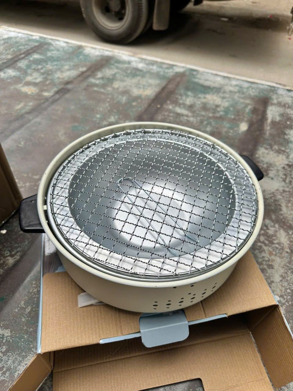 [KoSuyTu] Bếp Nướng Than Hoa Không Khói Tròn – Tiện Lợi, Gọn Gàng, Chuẩn Vị BBQ
