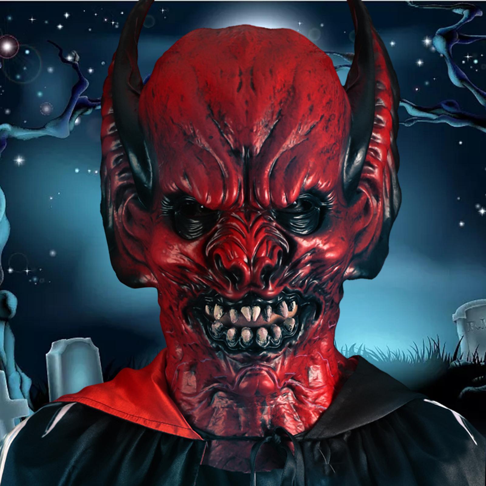 Halloween Horrible , Masquerade Devil Scary , Headgear Party , Cosplay  for Cosplay Halloween, Dress up, Nightclub, Costume