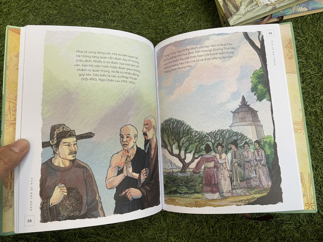 [Bộ LỊCH SỬ VIỆT NAM BẰNG TRANH] - BÌA CỨNG - IM MÀU TOÀN BỘ - NXB TRẺ - [Vua Lê Đại Hành] -