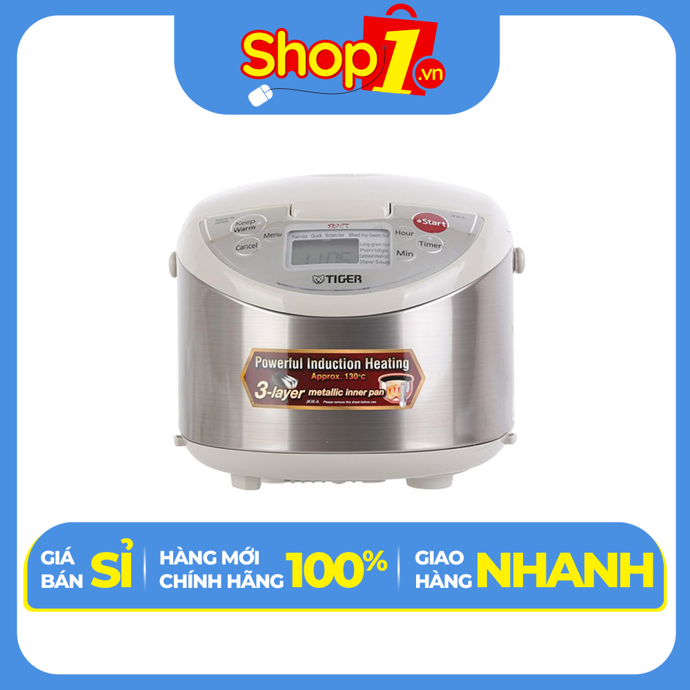 NỒI CƠM ĐIỆN CAO TẦN TIGER JKW-A10W 1.0L - Hàng Chính Hãng