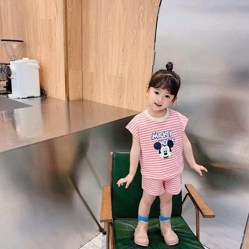 Bộ cotton mẫu mới cho bé gái