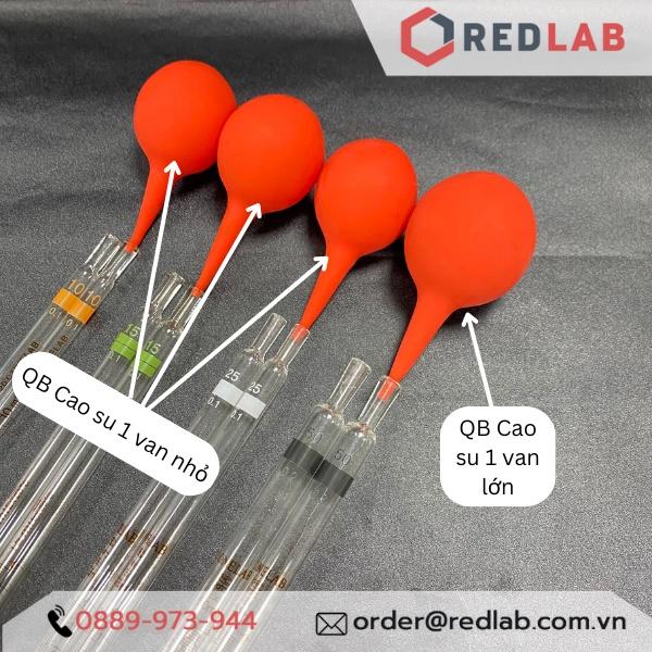 Quả bóp cao su và quả bóp silicon dùng cho pipet paster thuỷ tinh - ống hút nhỏ giọt thuỷ tinh