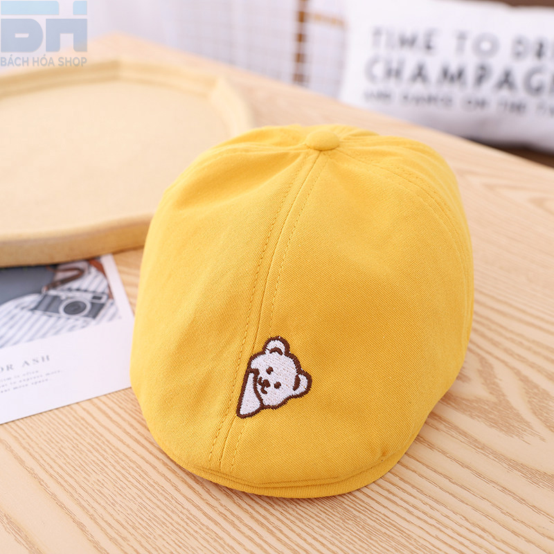 Mũ BERET BH Kids, 100% Cotton, thời trang, dễ thương cho bé cho bé từ 1-4 tuổi - BHS59