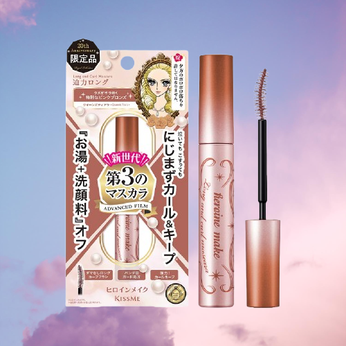 Mascara Dạng Màng Film Giúp Nâng Cong Và Dài Mi Kissme Heroine Make Long &amp; Curl Mascara Advanced Film 6G ( Màu Đồng Ánh Hồng )