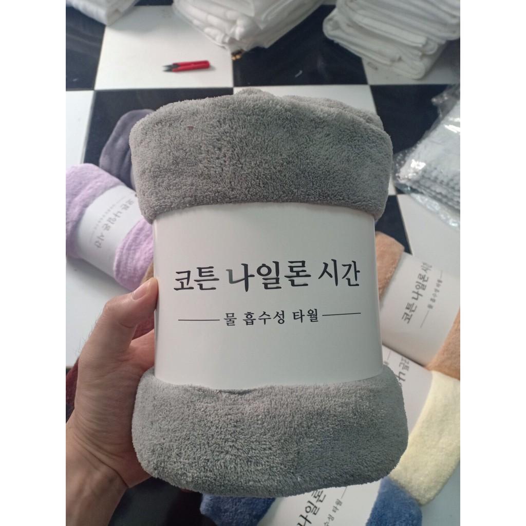 Khăn tắm lông cừu Hàn Quốc KT 70 x 140cm HÀNG LOẠI 1 Khăn bông lông cừu siêu thấm hút
