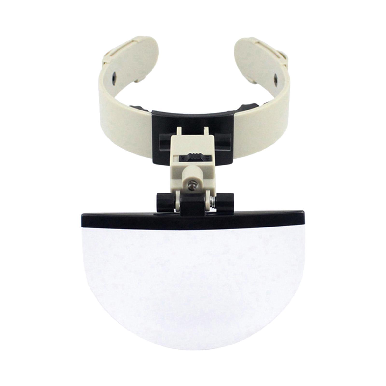 Head Mounted   LED Illuminated Optical Lens for Reading Watch Repair