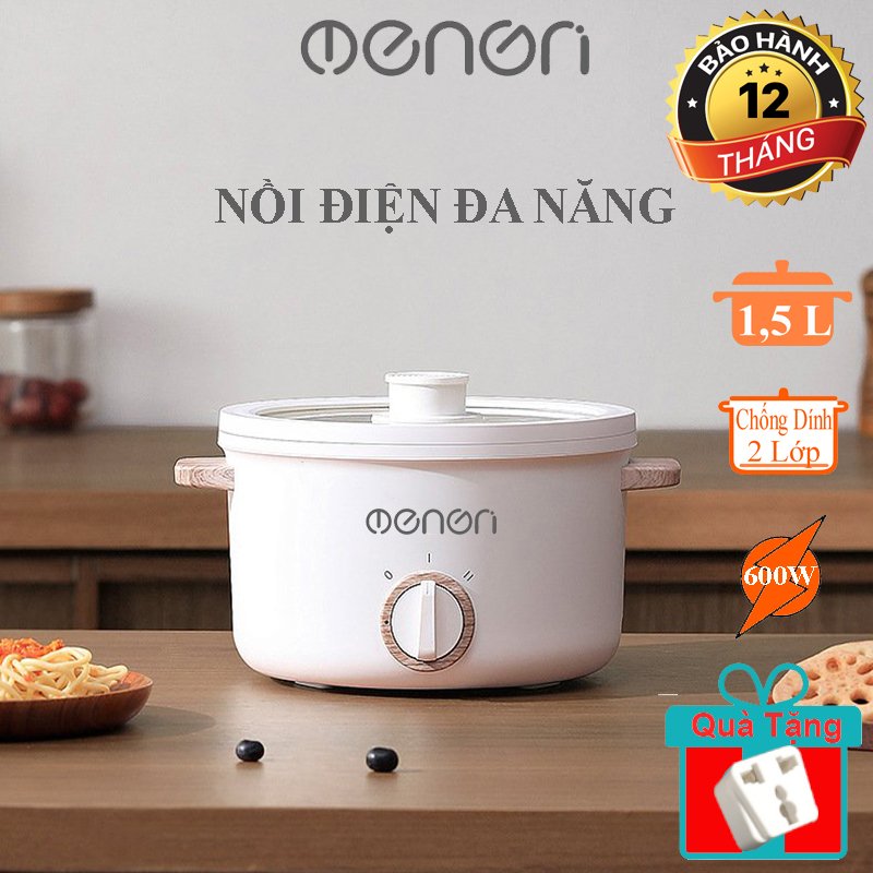 Nồi Lẩu Điện Đa Năng OENON Chống Dính Vân Đá Tự Động Ngắt Điện Khi Đủ Nhiệt - Hàng Chính Hãng