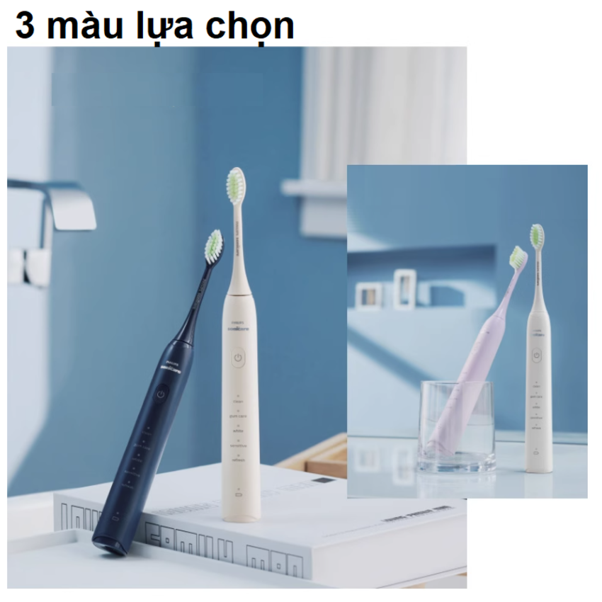 Bàn chải đánh răng điện, tích hợp 5 chế độ làm sạch Series 3200 Philips Sonicare HX2471 - Hàng Nhập Khẩu