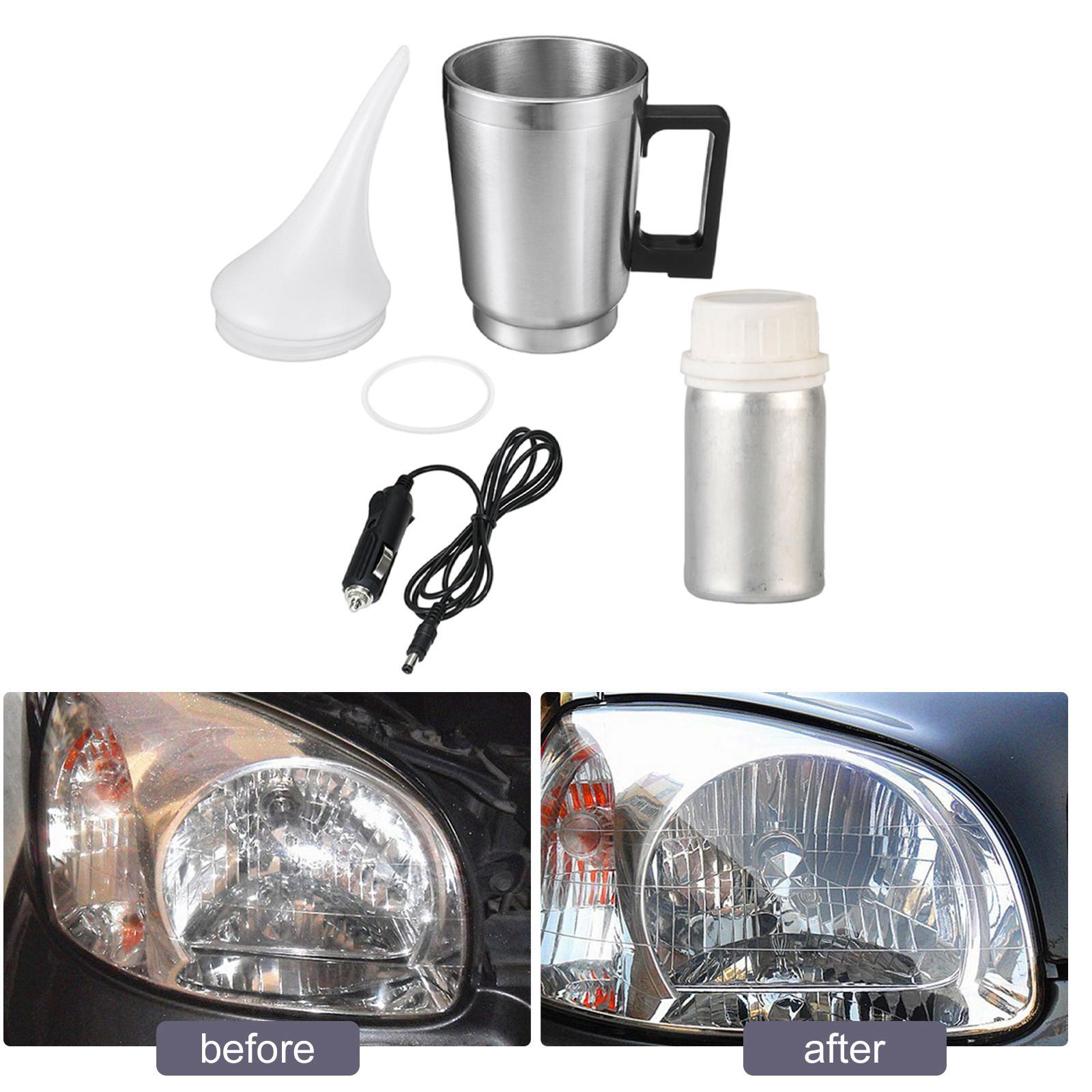 Car Headlight Renovation Polishing Kit, Atomizing Cup Headlight Lens Polish Set, Lens Coating Tool ,Fit for Taillights Lens Polish Kit