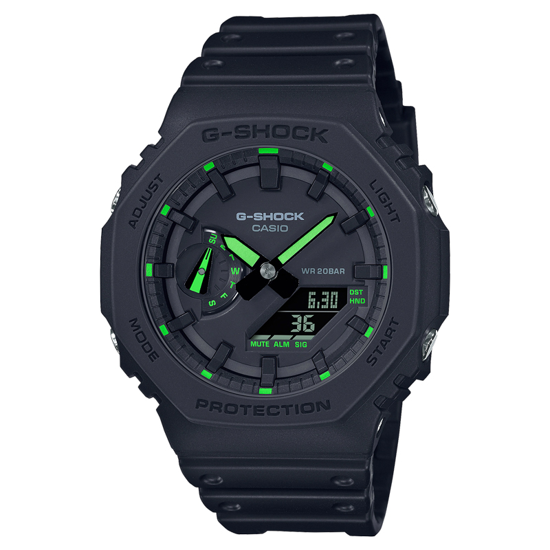 Đồng Hồ Nam Dây Nhựa Casio G-Shock GA-2100-1A3DR Chính Hãng - GA-2100-1A3 Carbon Core