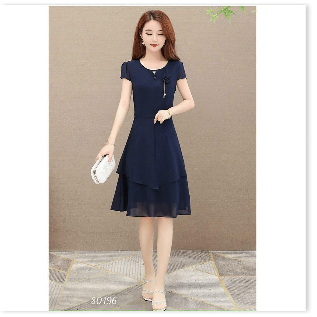 ĐẦM VOAN Ý,THIẾT KẾ HỌA TIẾT TRƠN NHƯNG KHÔNG KÉM PHẦN SANG TRỌNG,CHẤT LIỆU VÃI THOÁNG MÁT