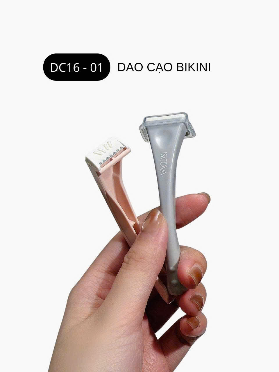 DAO CẠO BIKINI VACOSI - DC16 - VACOSI Lady Razor Kit (2pcs)