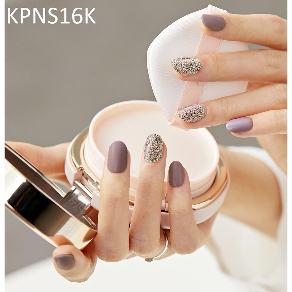 Bộ 30 Móng Tay Gel Tự Dán Press &amp; Go Kiss New York Nail Box - Shiny Pebble (KPNS16K)