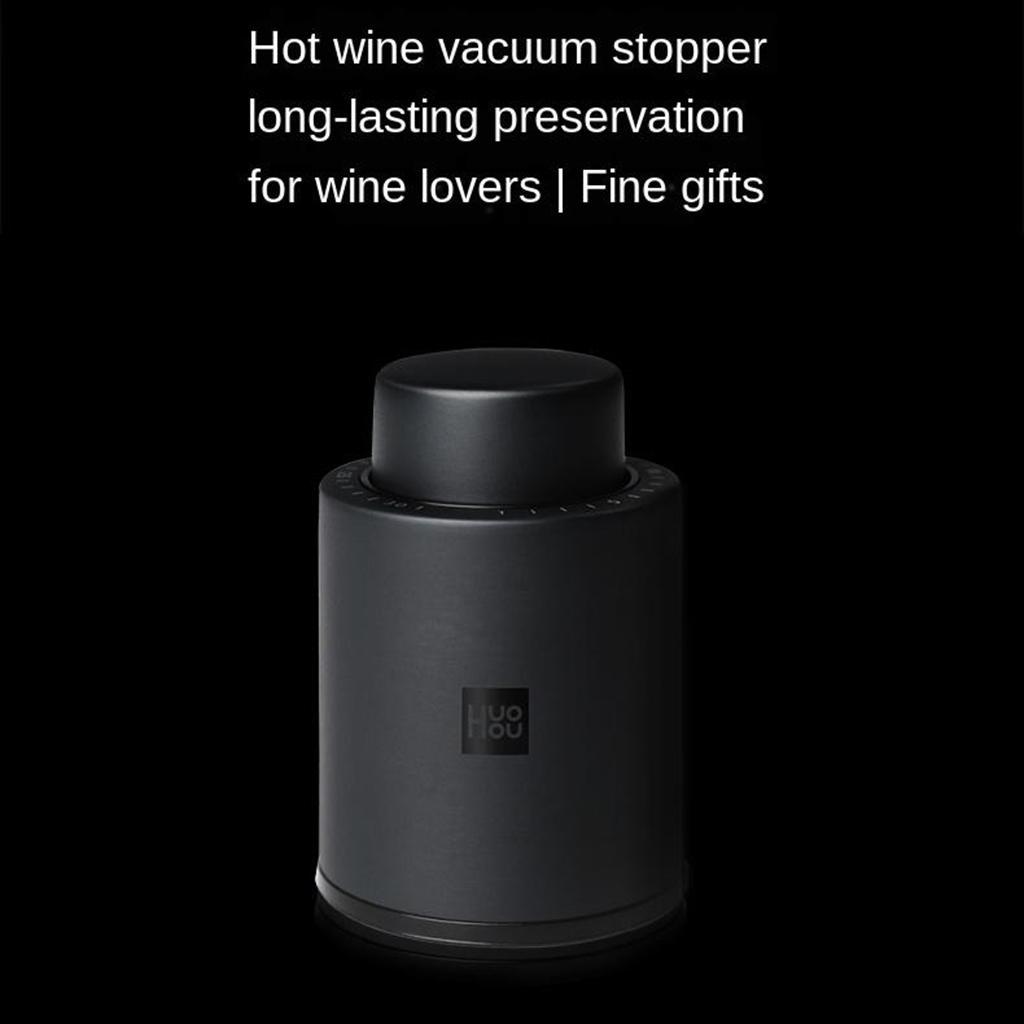 Gift Set, Stainless Steel Electric Bottle Opener/ Pourer/Vacuum