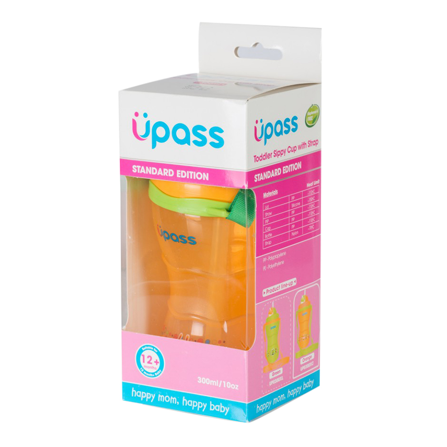 Bình ống hút có dây đeo Upass (300ml) - UP0300X