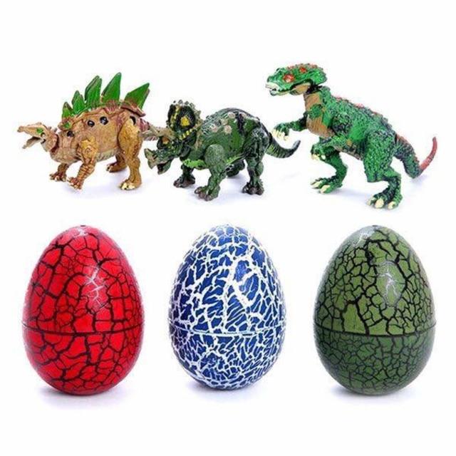 Trứng khủng long 3 quả 3 màu