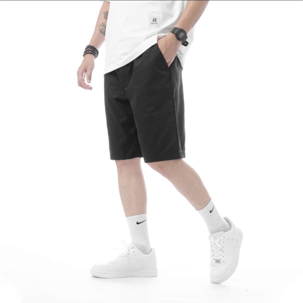 Quần Short Đùi Kaki unisex N7 thun Basic nam nữ ống rộng ulzzang Hàn Quốc