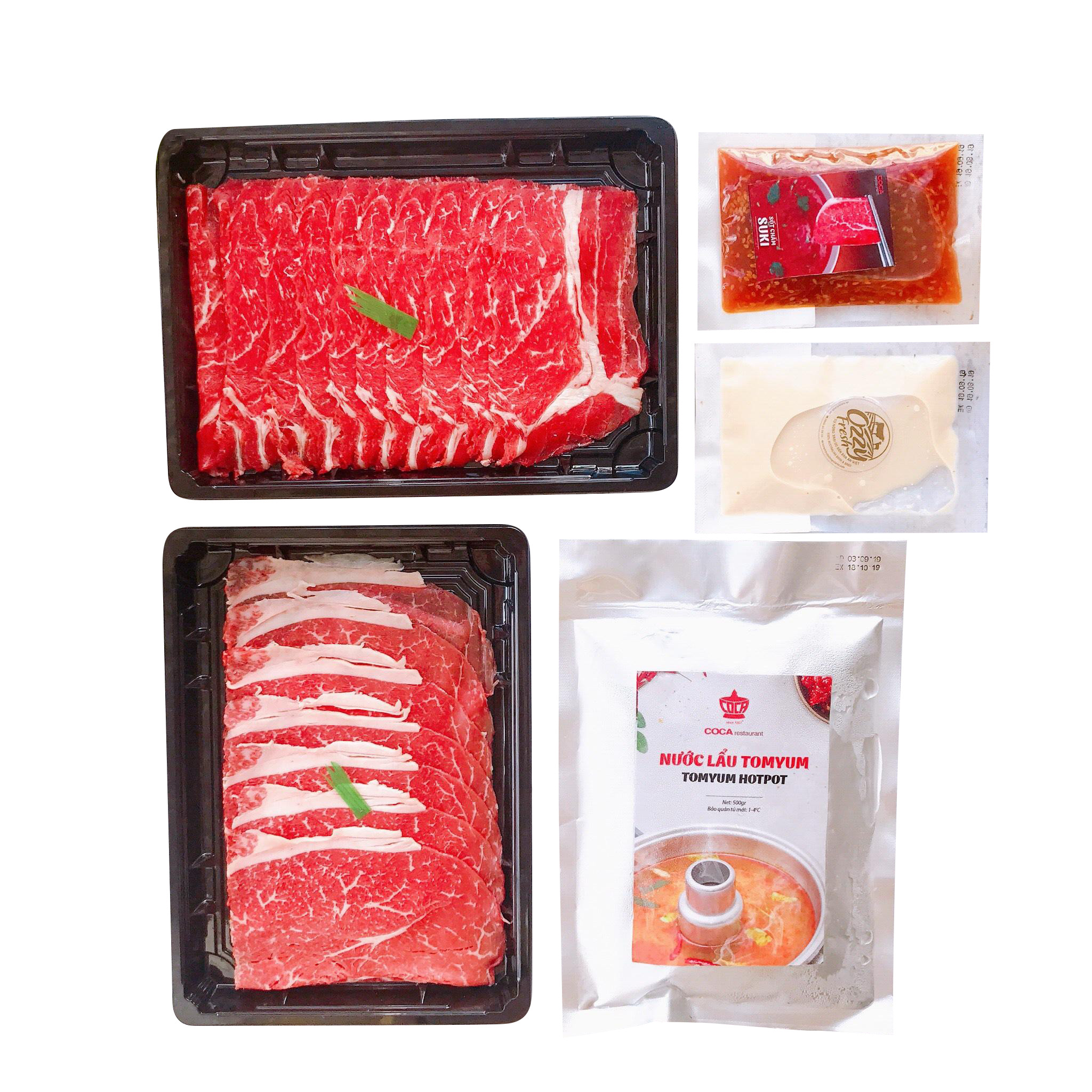 [Chỉ Giao HCM] - Combo Lẩu Bò Wagyu - 900g