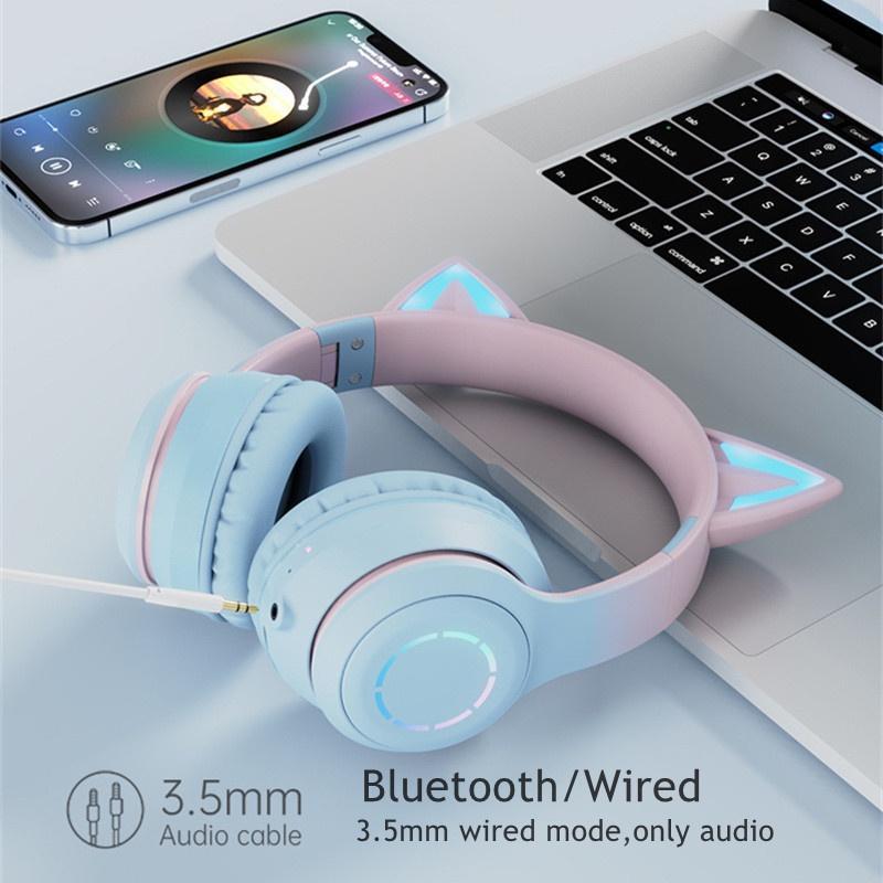 Tai Nghe Chụp Tai Bluetooth Không Dây Có Thể Gấp Gọn Có Micro Và Tháo Rời Tiện Dụng Điện Thoại