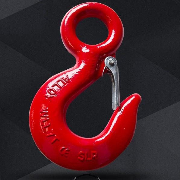 Móc cẩu móc treo có khóa an toàn chịu tải 500kg,1 tấn, 2 tấn, 3 tấn, 5 tấn cáp thép THÁI BÌNH VINA