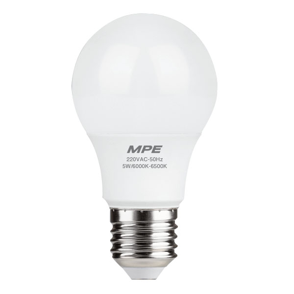 Combo 6 bóng đèn led bulb 5W MPE - Hàng chính hãng