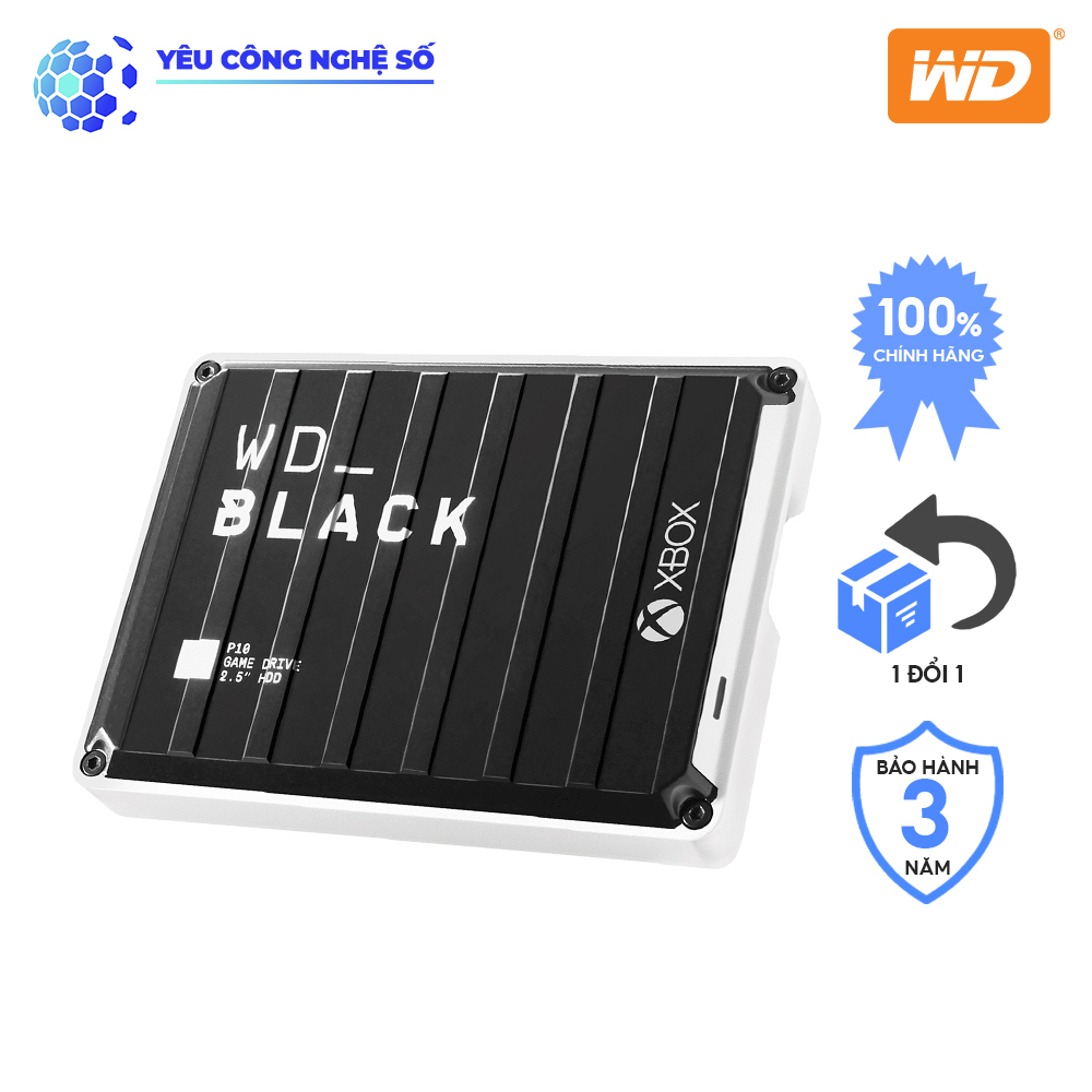 Ổ cứng WD Black P10 12TB For XBox Hàng Chính Hãng