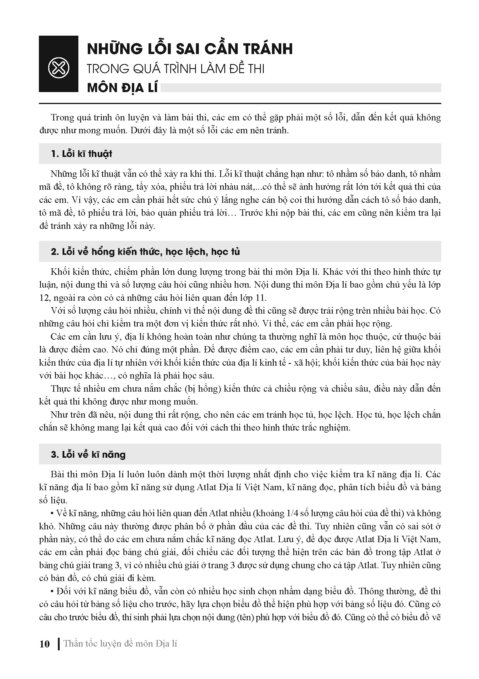 CC Thần tốc luyện đề 2021 môn Địa lý chinh phục kì thi tốt nghiệp THPT và thi vào các trường đại học, cao đẳng