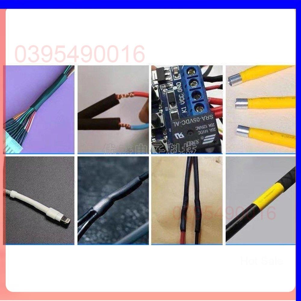 Combo 328 ống gen co nhiệt 2:1 polyolefin bọc nối bảo vệ dây điện cách điện nhiều màu chịu nhiệt lên đến 125 độ C.