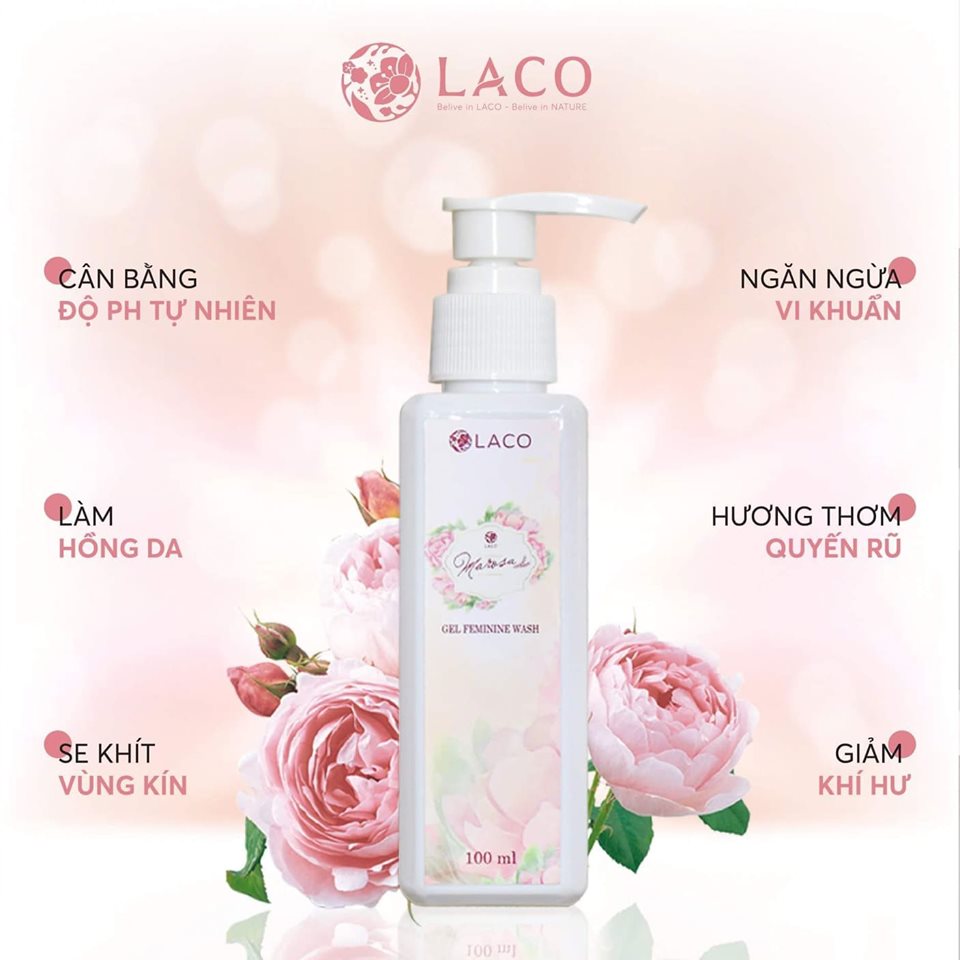Dung Dịch Vệ Sinh Phụ Nữ Laco Marosa - Bảo Vệ Cô Bé, Tạo Cảm Giác Sạch Thơm