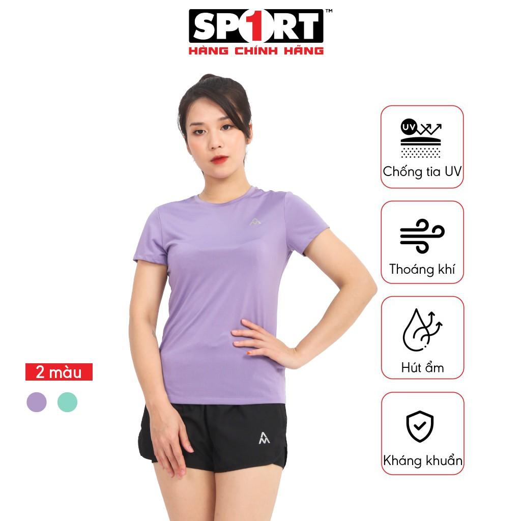 Áo Thun T-Shirt Nữ AM Thể Thao Ngắn Tay Mỏng Mát Co Giãn Cực Tốt - TSW212 Sport1