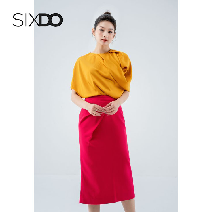 Áo lụa kiểu tay lỡ SIXDO