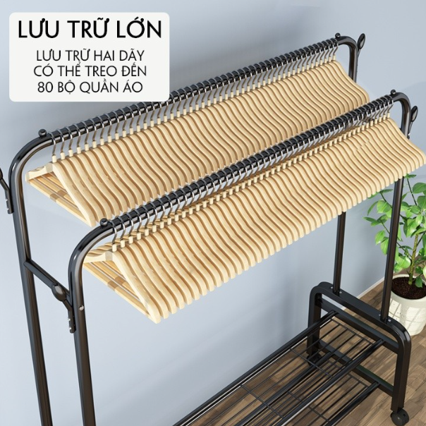 Giá treo quần áo kiểu hàn quốc nhiều chức năng