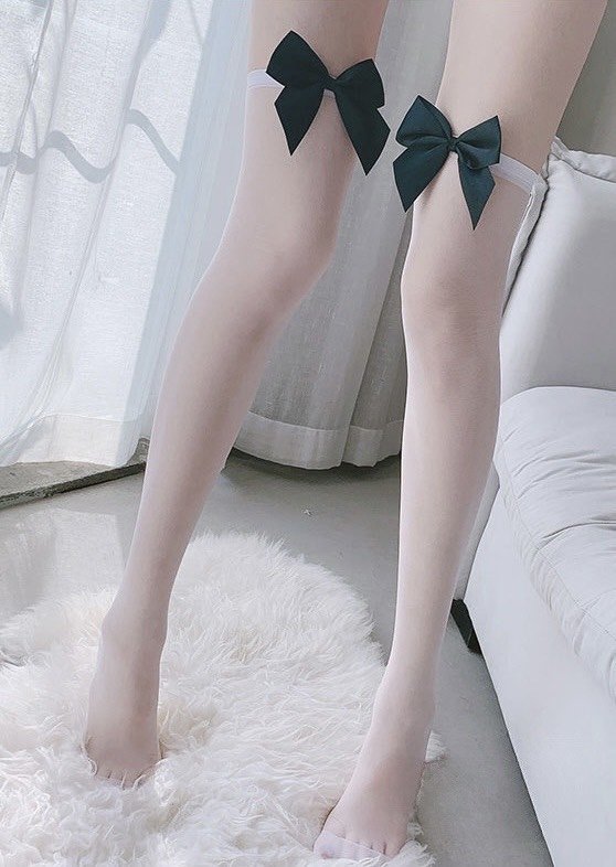 Tất Ren Nơ Gợi Cảm