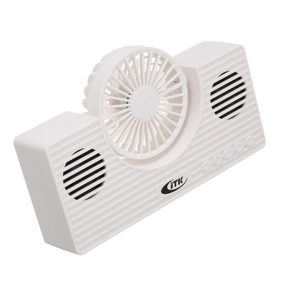 Loa mini BT có quạt,không dây,hộp âm thanh di động đa chức năng Hỗ trợ Thẻ TF AUX IN Máy nghe nhạc MP3