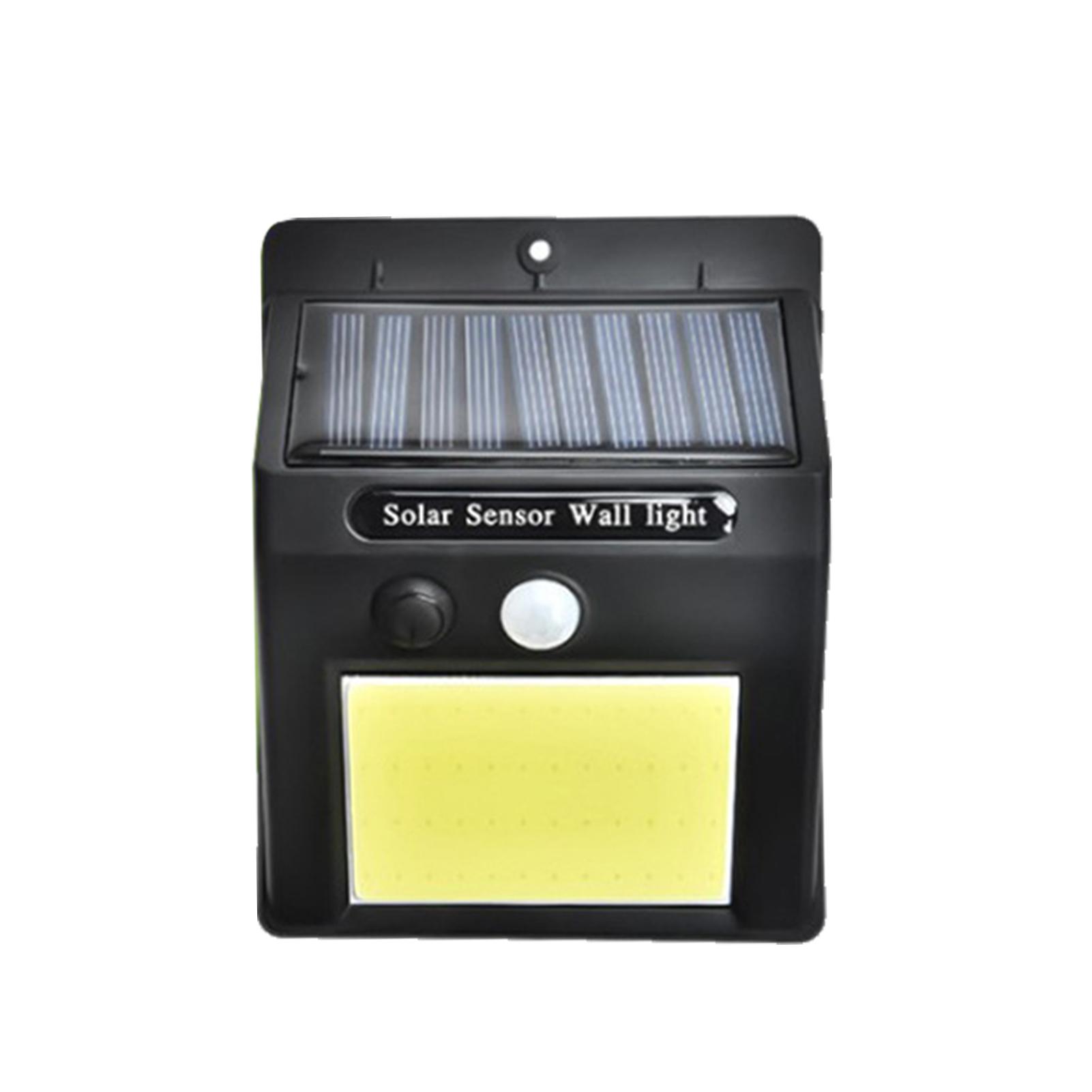 Household Solar Lamp Human Body Sensing Waterproof Solar Outdoor Body Induction Solar Wall Lamp 1200mAh for Courtyard Patio Garden Lighting 48LED Night Lamp No Wiring Required