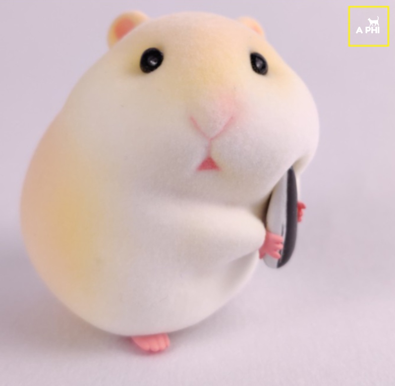 Mô hình chuột Hamster bằng nhựa xinh xắn đáng yêu để bàn trang trí tiểu cảnh