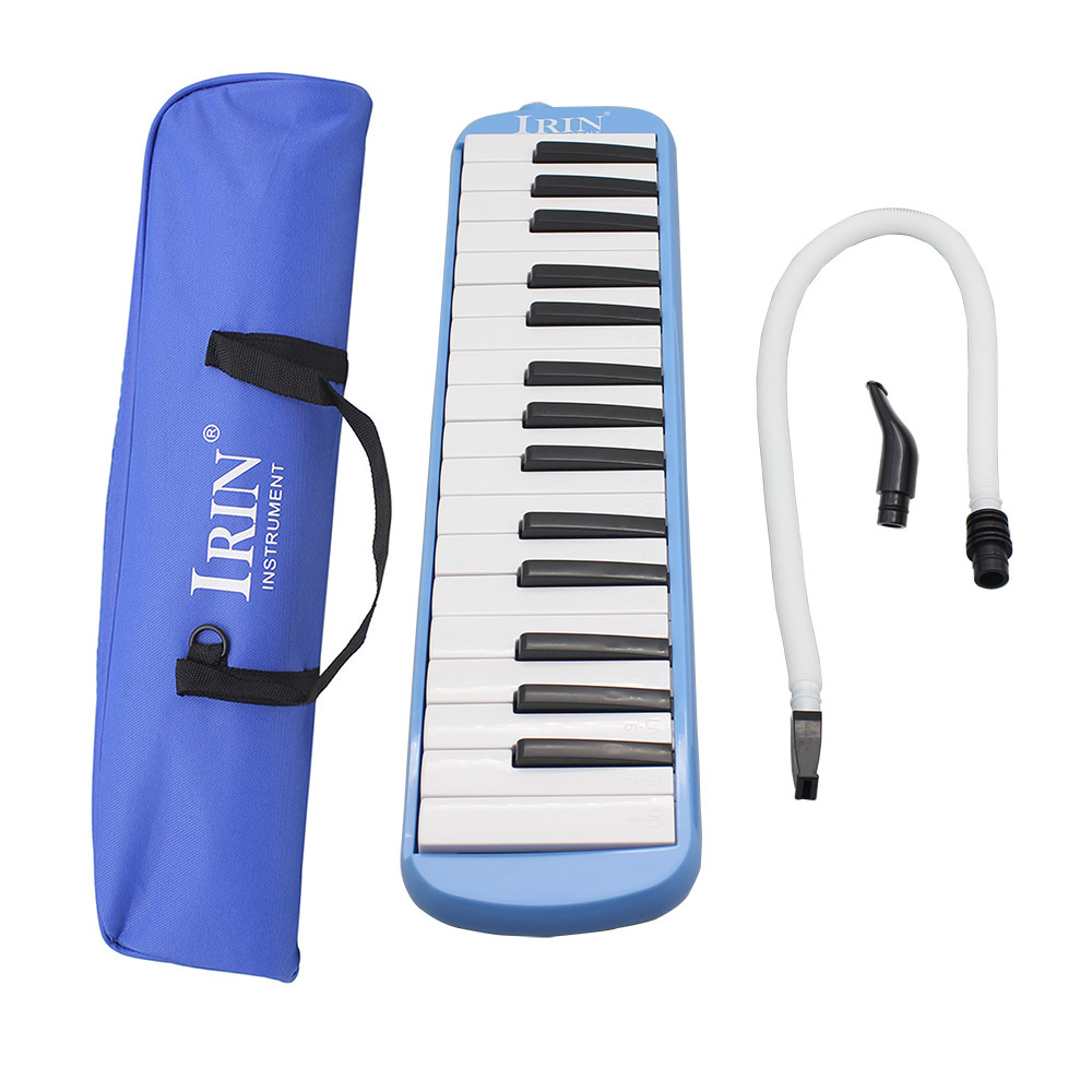 Kèn Melodion, Melodica, Pianica - Irin SP-32K (SP32K) - 32 phím, màu xanh biển, nhựa ABS an toàn, không độc hại - Hàng chính hãng