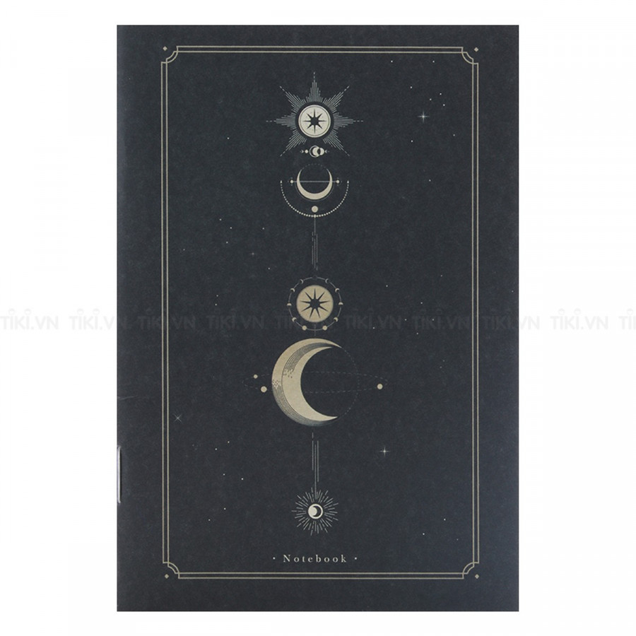 Sổ Tay Mini Angia Art - Moonlight Art 100 Trang (14x9cm)