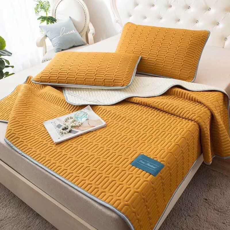 CHIẾU ĐIỀU HOÀ MỦ CAO SU NON giường size 1m8*2m HÀNG CHÍNH HÃNG NHẬP SIÊU MÁT SIÊU ÊM