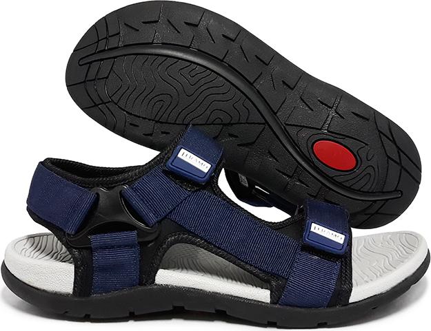 Giày Sandal Quai Chéo Nam Teramo TRM42 Xanh Đen