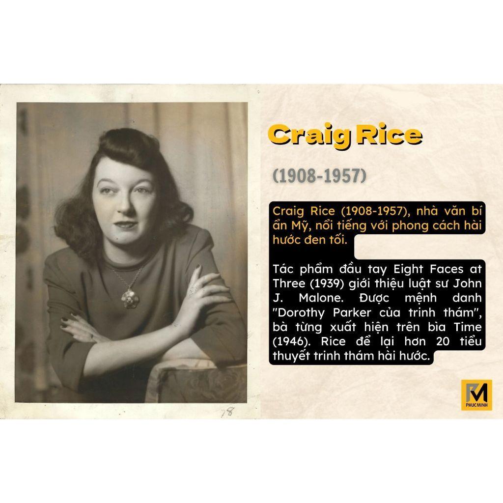Sách Đúng Án - Craig Rice - Tiểu Thuyết Trinh Thám