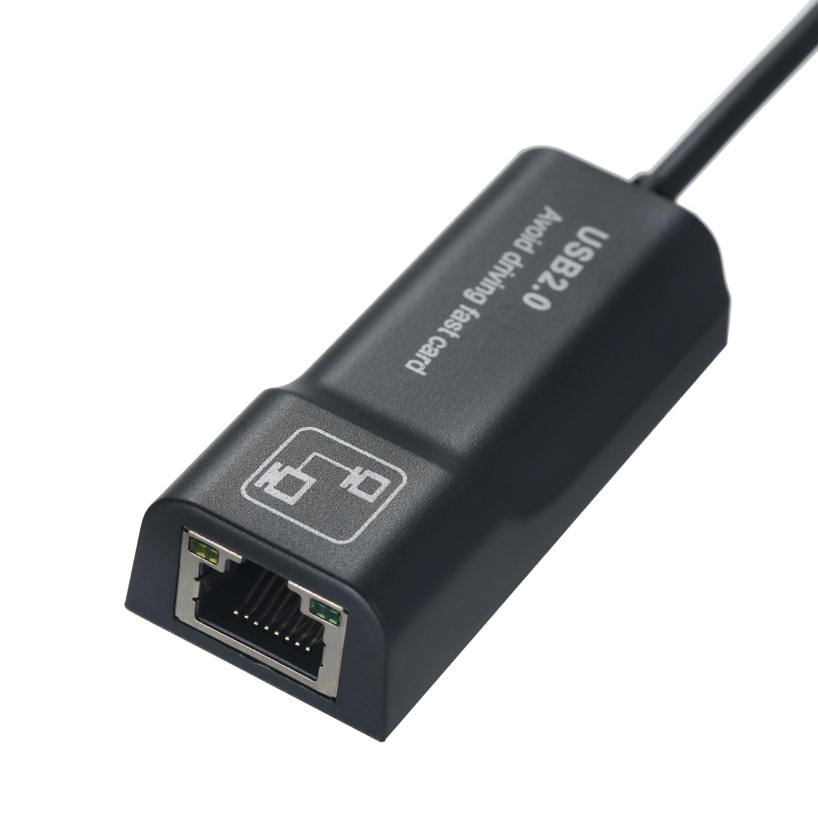 Bộ chuyển đổi Ethernet có dây USB2.0 đến RJ45 10/100 Mbps cho Máy tính để bàn máy tính xách tay Tương thích với Macbook / Samsung / Dell /