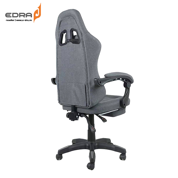 Ghế gaming EDRA Yummy EGC232 V2 Fabric có gác chân - Hàng chính hãng