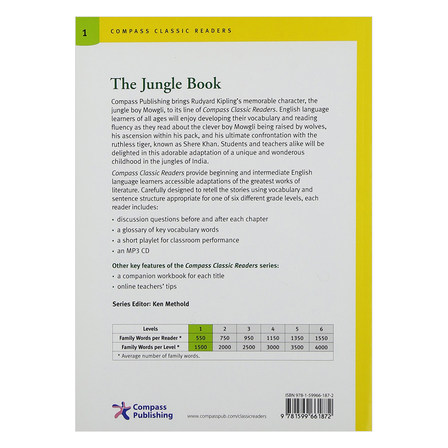 Compass Classic Readers 1 The Jungle Book Book