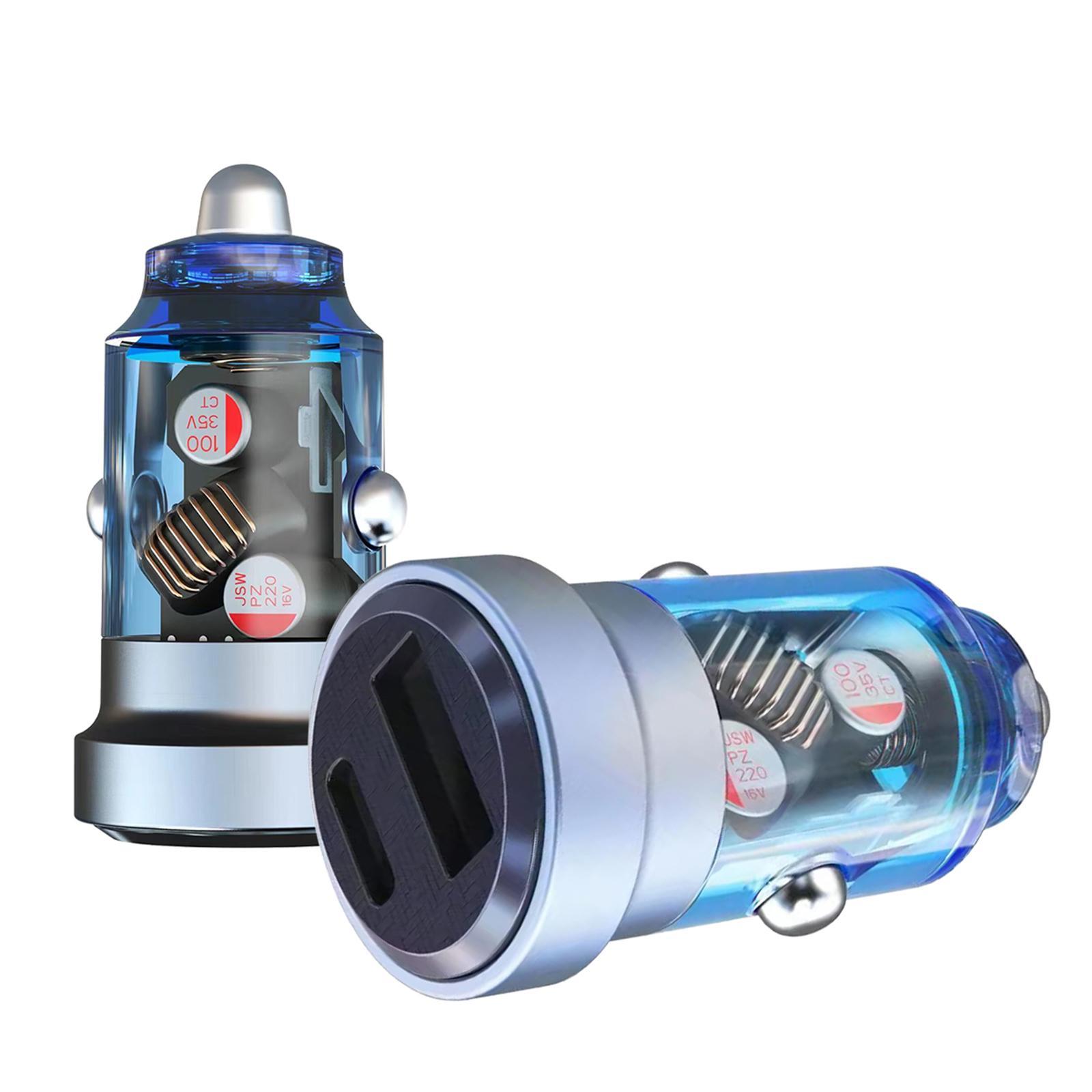 Fast Car Charger USB USB C Dual Ports Fast Charging Portable for Rvs