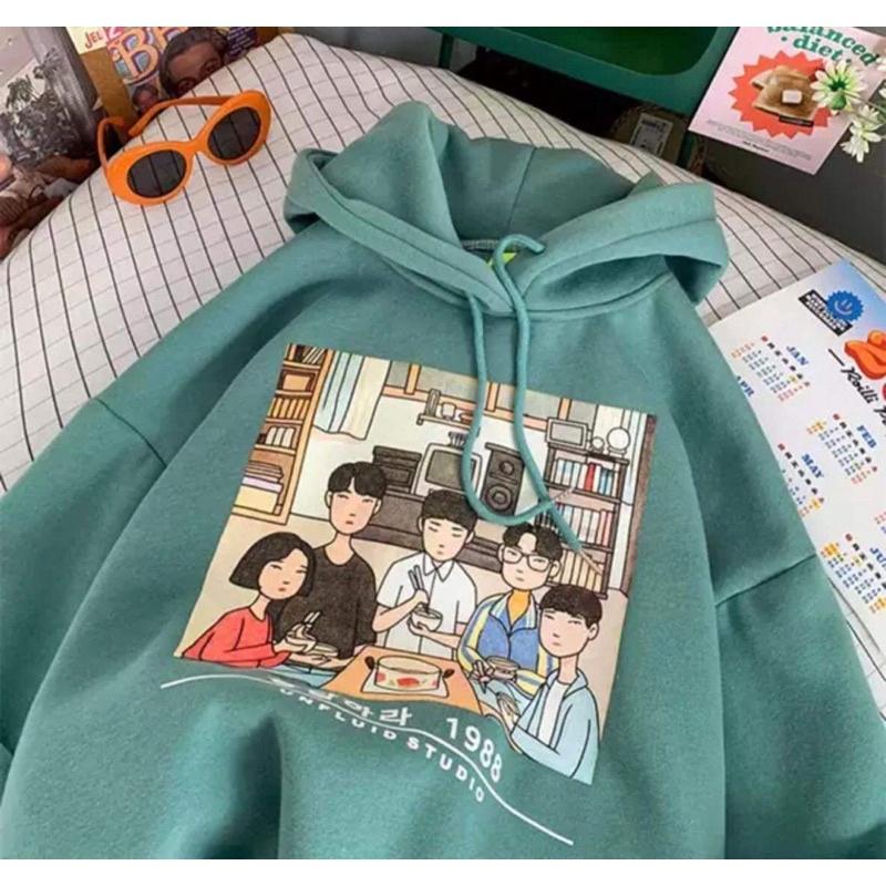 Áo hoodie gia đình ăn lẩu TC6