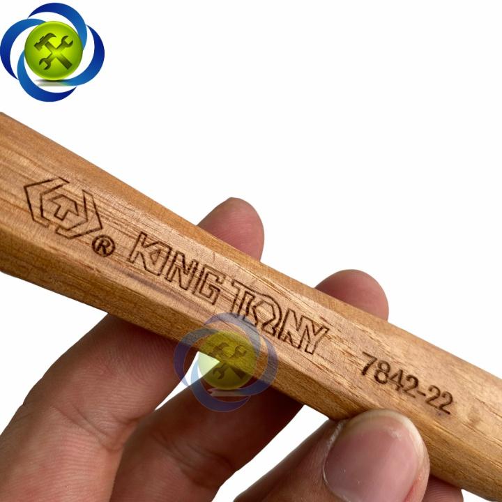 Búa nhựa cán gỗ Kingtony 7842-22 dài 255mm nặng 110gram