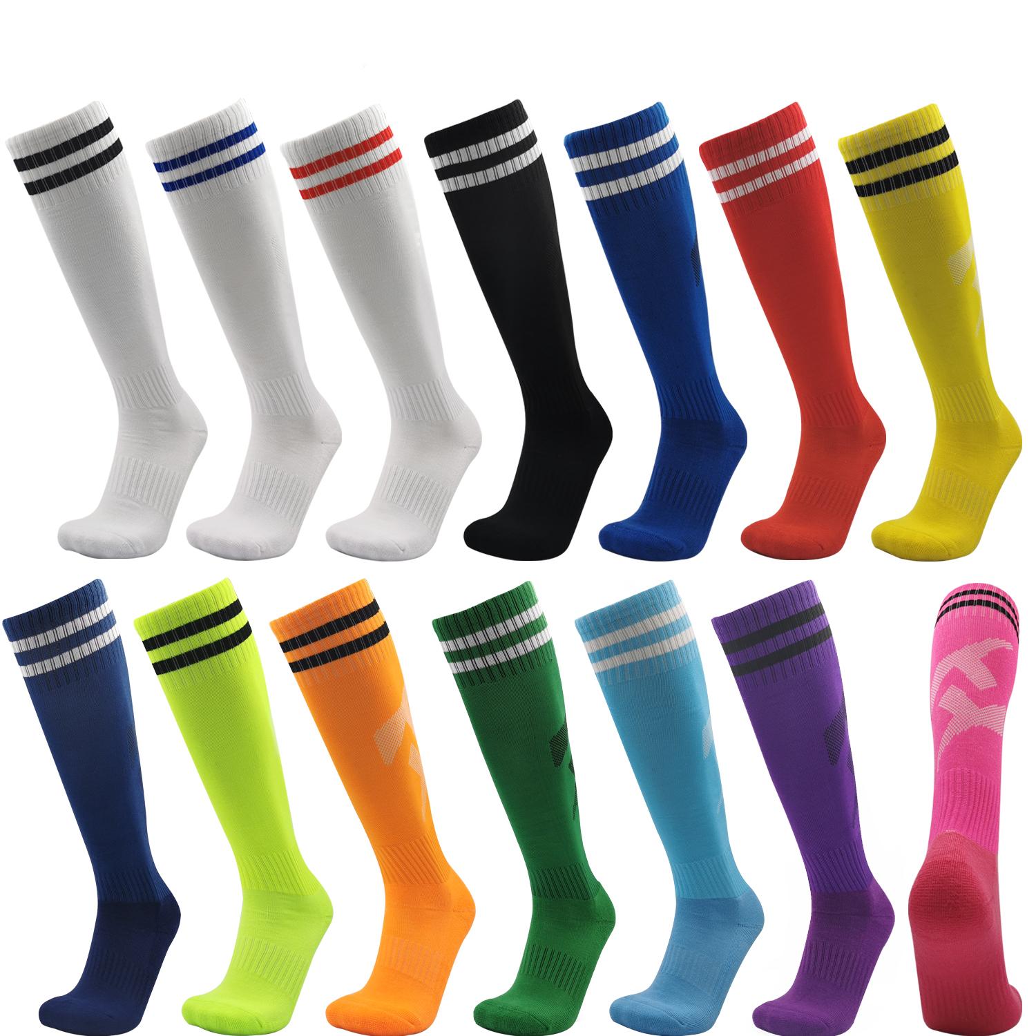 Vớ Bóng Đá Trẻ Em Vớ Bóng Đá Cao Cấp Ống Dài Đầu Gối Cotton Legging Bóng Chày Chạy Bộ Bé Trai Bé Gái Color: 8